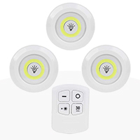 خرید پستی لامپ اضطراری LED ریموت دار (3 عددی) اصل