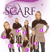 خرید پستی شال جادويي Magic Scarf اصل