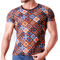 خرید پستی تی شرت مردانه هاوایی طرح LOHH اصل
